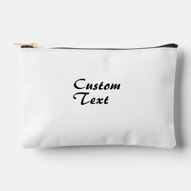 Pochette À Accessoires Boule De Ping Personnalisée Avec Texte Personnalis (Recto)