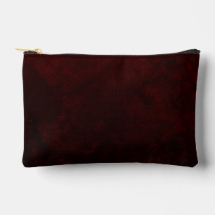 Pochette À Accessoires Bourgogne Rouge Profond Marron Urbain Grunge