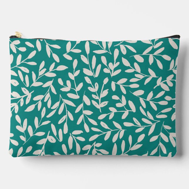Pochette À Accessoires Branche feuilletée délicate (Recto)