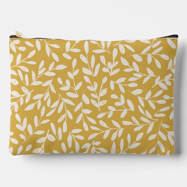 Pochette À Accessoires Branche feuilletée délicate (Recto)