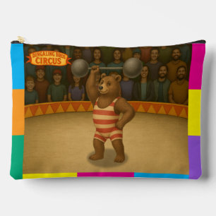 Pochette À Accessoires Brandon, ours de cirque costaud