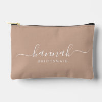 Bridesmaid Moderne Script Minimal Cosmétique