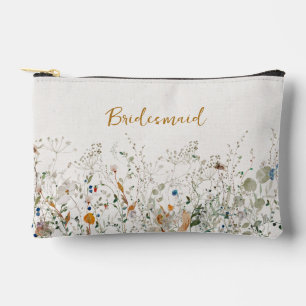 Pochette À Accessoires Bridesmaid Petite Fleur sauvage