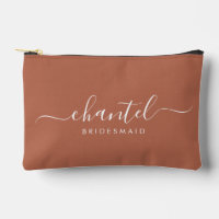 Bridesmaid Script Moderne - Terracotta cosmétique