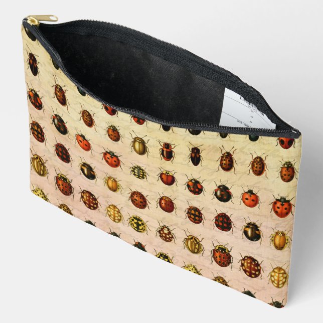 Pochette À Accessoires Bug d'insectes coccinelle de coccinelle (Ouvrir)