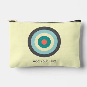 Pochette À Accessoires Bullseye combiné vert par Shirley Taylor