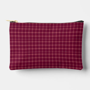 Pochette À Accessoires Cadeau carreaux tartan Bourgogne classique
