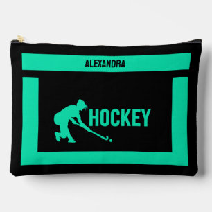Pochette À Accessoires Cadeau d'anniversaire de hockey, Joueuse de hockey