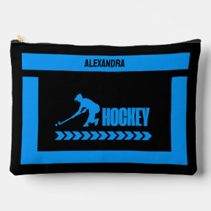 Pochette À Accessoires Cadeau d'anniversaire de hockey, Joueuse de hockey