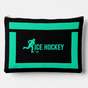 Pochette À Accessoires Cadeau d'anniversaire de hockey sur glace, fille d