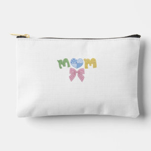 Pochette À Accessoires Cadeau de Fête des Mères Patchwork Maman