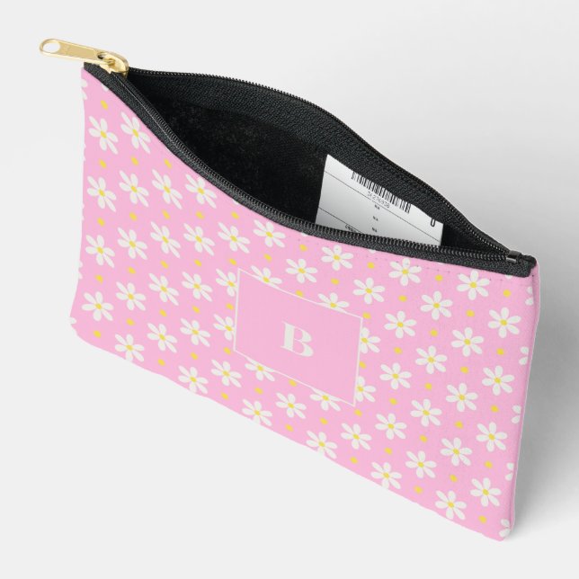 Pochette À Accessoires Cadeau de voyage personnalisé pour femmes Daisy pe (Ouvrir)