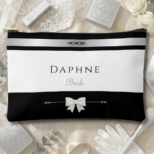Pochette À Accessoires Cadeau Minimaliste pour la Mariée Maquillage à T