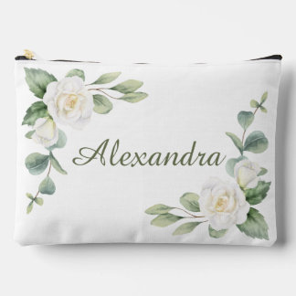 Pochette À Accessoires Cadeau personnalisé de demoiselle d'honneur à fleu