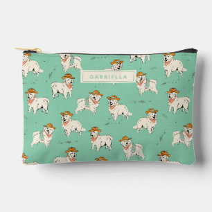 Pochette À Accessoires Cadeau personnalisé de l'amoureux des chiens cowbo