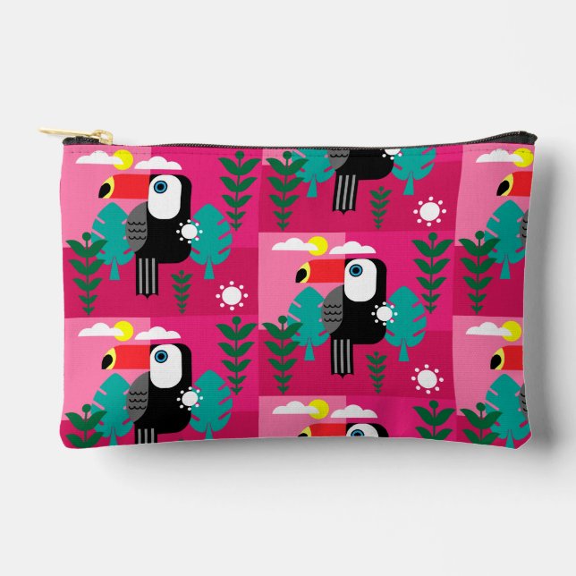 Pochette À Accessoires Cadeau Toucan (Recto)