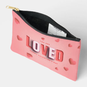 Pochette À Accessoires Cadeaux de la Saint-Valentin de SlipperyJoe's ton