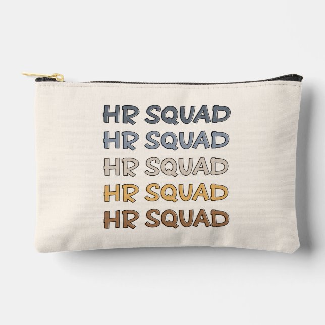 Pochette À Accessoires Cadeaux de l'équipe des ressources humaines de l'é (Recto)
