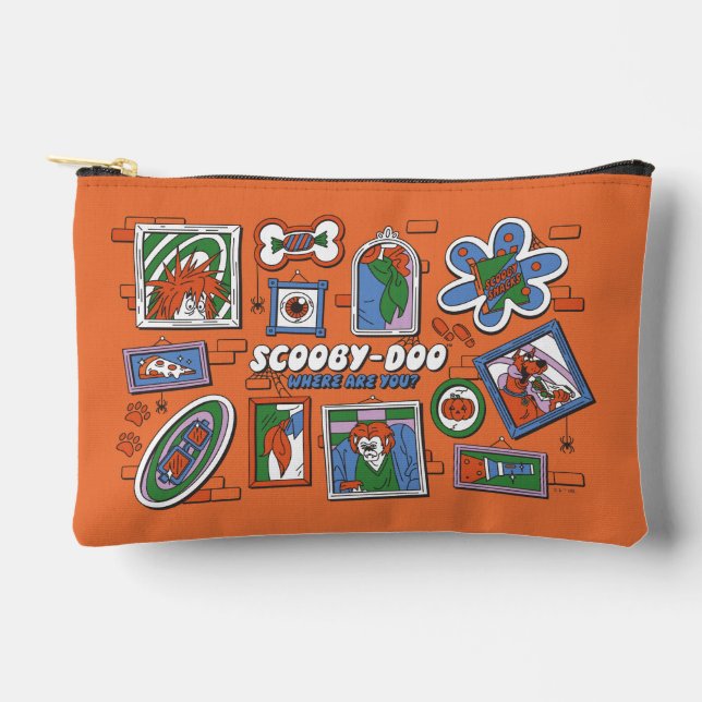 Pochette À Accessoires Cadre de photos d'Halloween de Scooby-Doo (Recto)