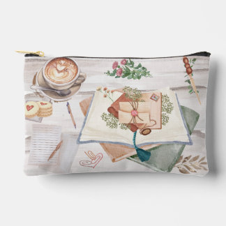 Pochette À Accessoires Café et Journalisation