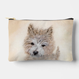 Pochette À Accessoires Cairn Terrier Puppy Peinture mignonne Original Chi