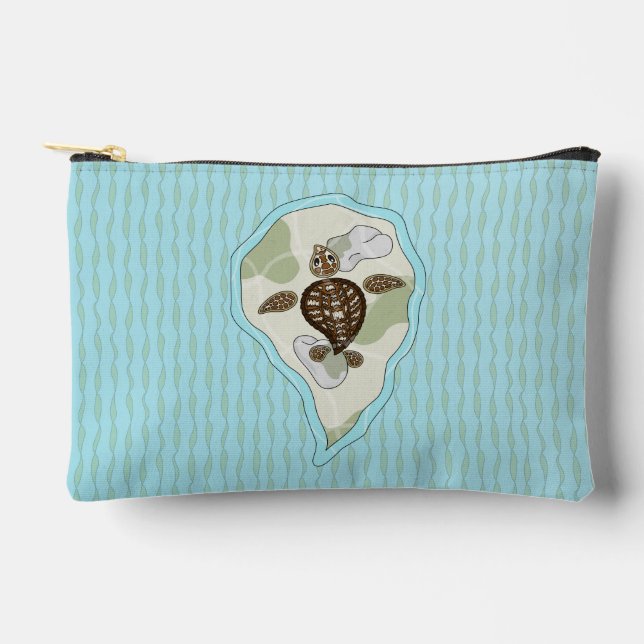 Pochette À Accessoires Callie la Tortue de Mer (Recto)