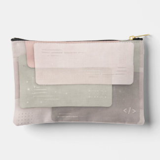 Pochette À Accessoires Calques pastel doux art IA