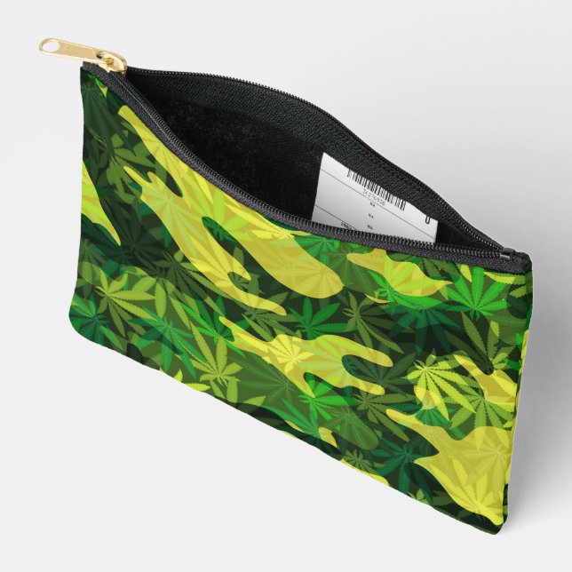 Pochette À Accessoires Camouflage Camo Design (Ouvrir)