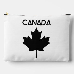 Pochette À Accessoires CANADA. Drapeau canadien. Patriotique. 