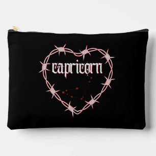 Pochette À Accessoires Capricorne Constellation gothique sombre Edgy Anni