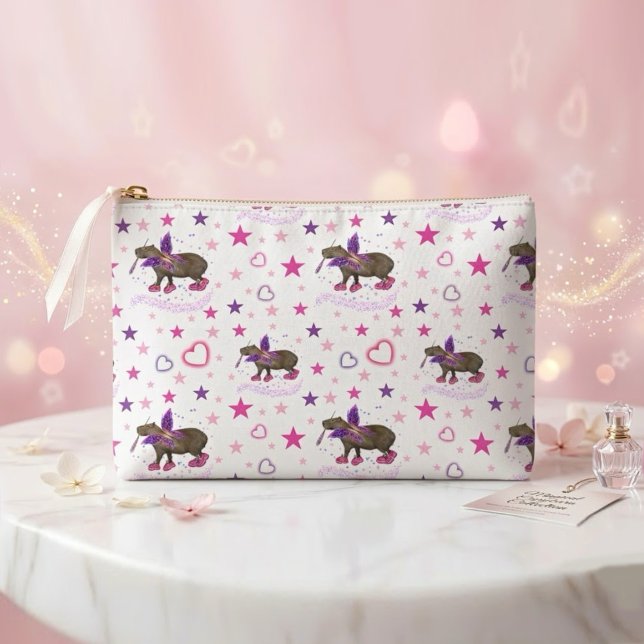 Pochette À Accessoires Capyfairy à motifs (Créateur téléchargé)