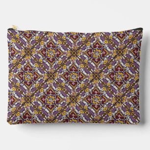 Pochette À Accessoires Carreau violet