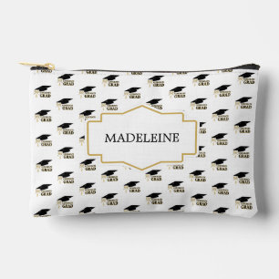 Pochette À Accessoires Casquette de remise des diplômes noire dorée moder