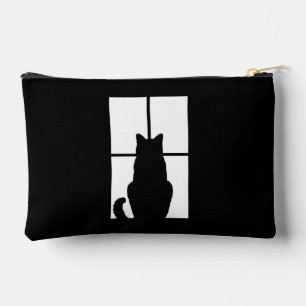 Pochette À Accessoires Cat noir Cliquez pour Customiser la fenêtre de cou