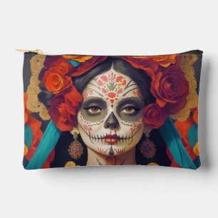 Pochette À Accessoires Catrina Day Of The Dead Small
