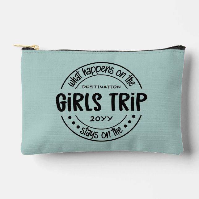 Pochette À Accessoires Ce qui se passe sur Girls Trip Girls Weekend Custo (Recto)