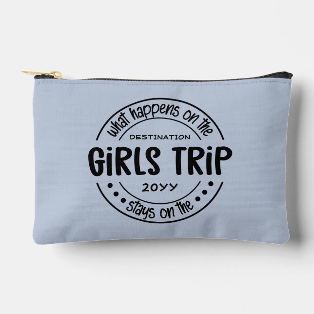 Pochette À Accessoires Ce qui se passe sur Girls Trip Girls Weekend Custo (Recto)