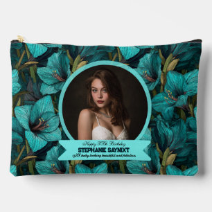 Pochette À Accessoires Célébration élégante du cinquantième anniversaire