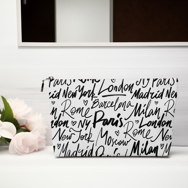 Pochette À Accessoires Célèbres villes du monde (Créateur téléchargé)