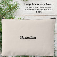 Cement Blanc - Solide Grand Accessoire Pouch