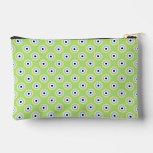 Pochette À Accessoires Cercles de combinaison verts par Shirley Taylor