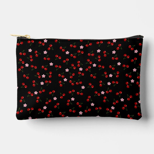 Pochette À Accessoires Cerises noires (Recto)
