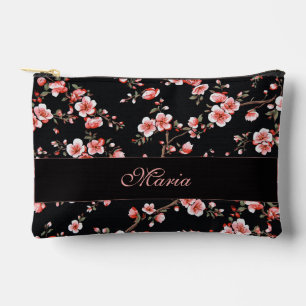 Pochette À Accessoires Cerisier Japonais monogramme Rose Noir