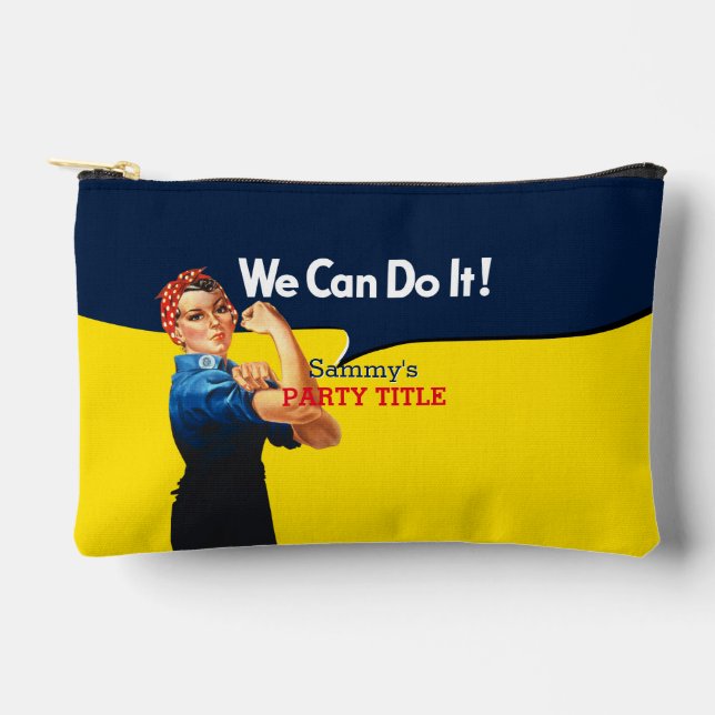 Pochette À Accessoires C'est votre Rosie Party personnalisée Personnalise (Recto)