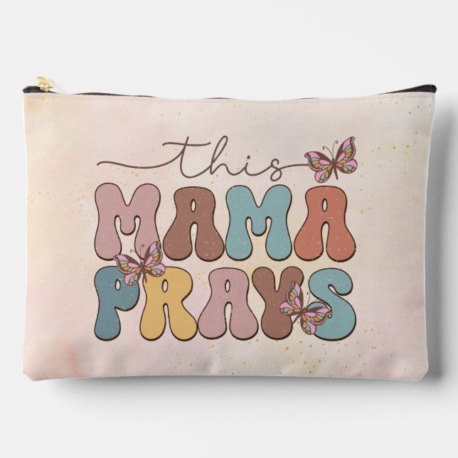Pochette À Accessoires Cette maman prie (Recto)
