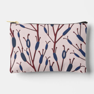 Pochette À Accessoires Champ de queues de chat sur un champ rosé