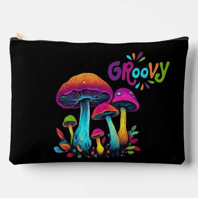 Pochette À Accessoires Champignons psychédéliques Super (Recto)