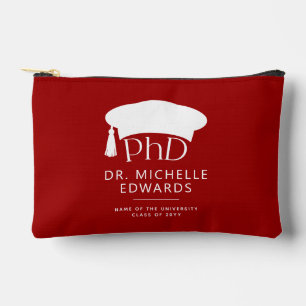 Pochette À Accessoires Chapeau de doctorat personnalisé pour la remise de