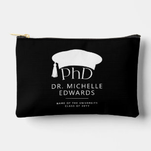 Pochette À Accessoires Chapeau doctoral personnalisé de doctorat pour la