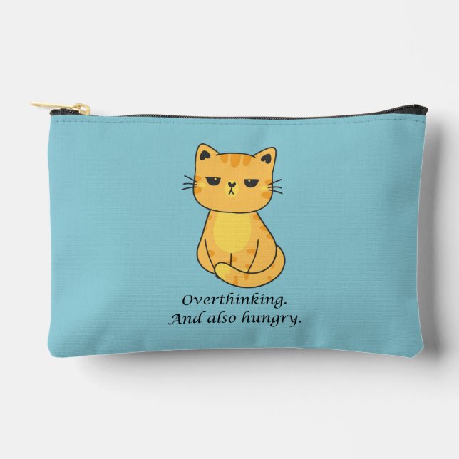 Pochette À Accessoires Chat affamé (Recto)